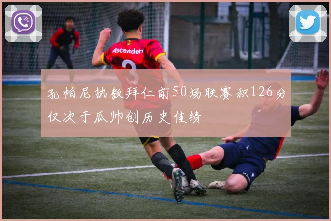 孔帕尼执教拜仁前50场联赛积126分仅次于瓜帅创历史佳绩